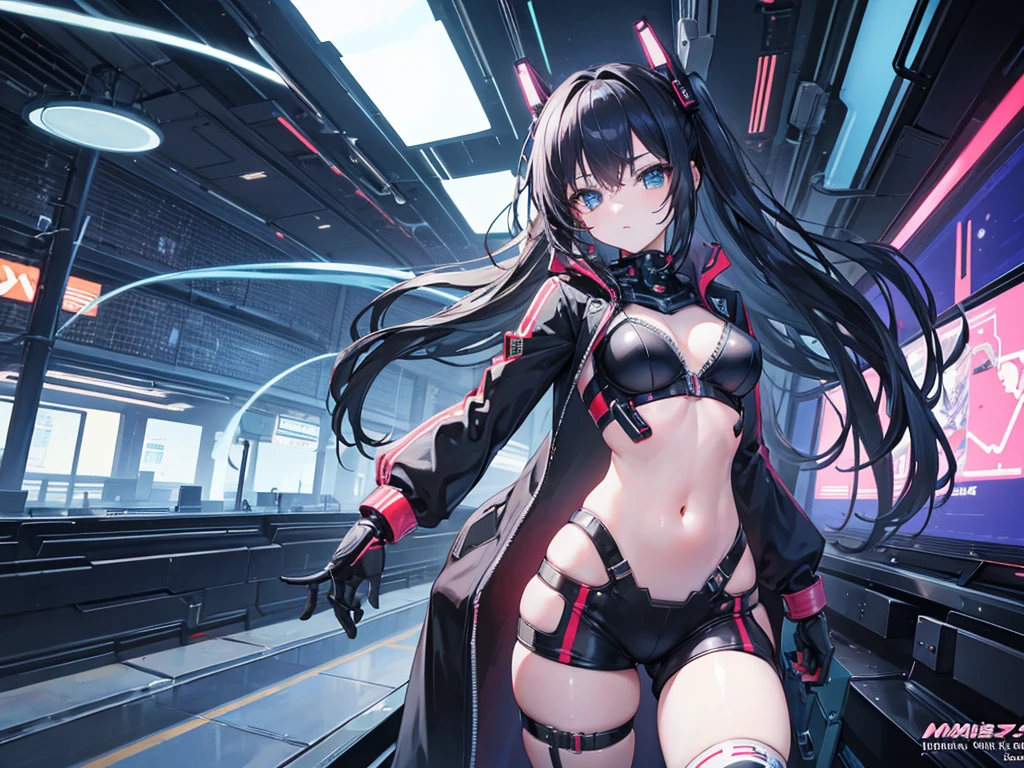 masterpiece, Highest quality, {Highest quality}, {{masterpiece}}, {High resolution}, Anime Style, cyber punk,sf,Girl in pilot suit,universe,wallpaper