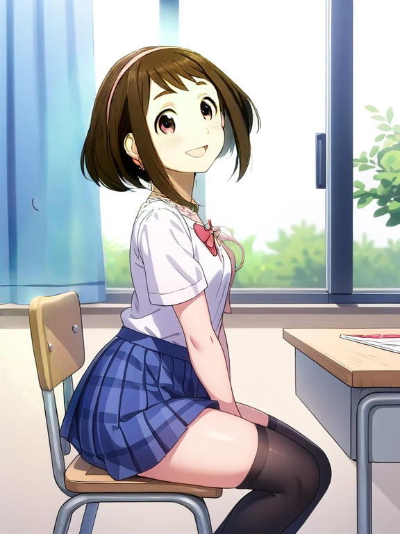 Ochaco Uraraka, smiling, beautiful, hot,