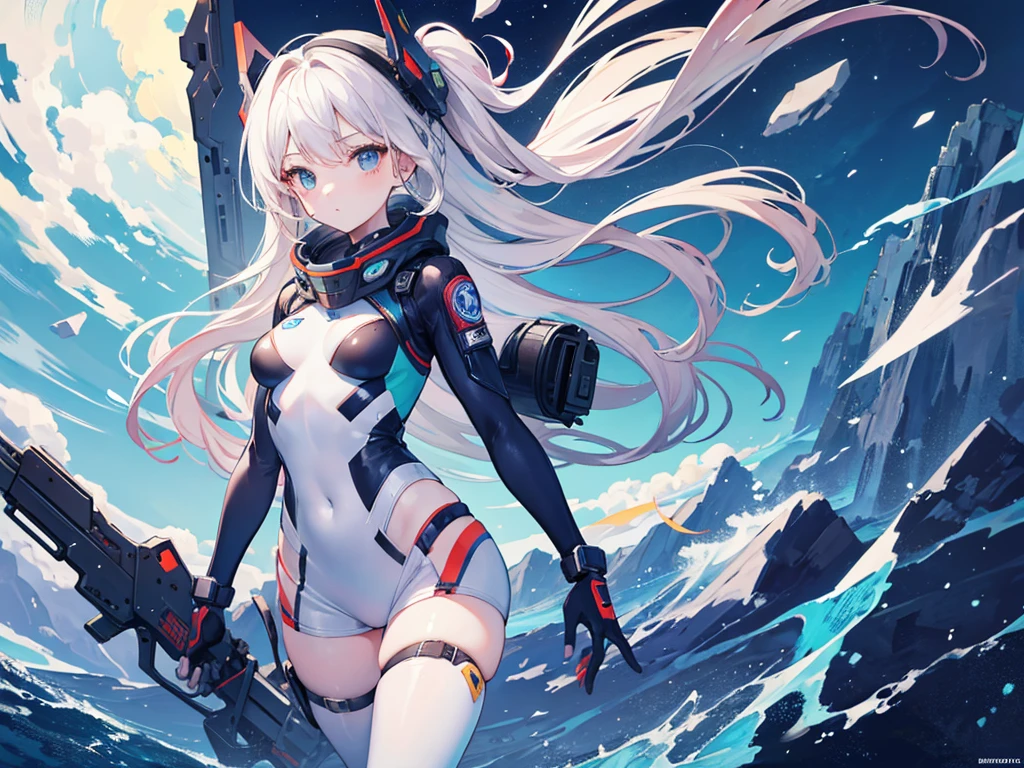 masterpiece, Highest quality, {Highest quality}, {{masterpiece}}, {High resolution}, Girl in pilot suit,sf,universe