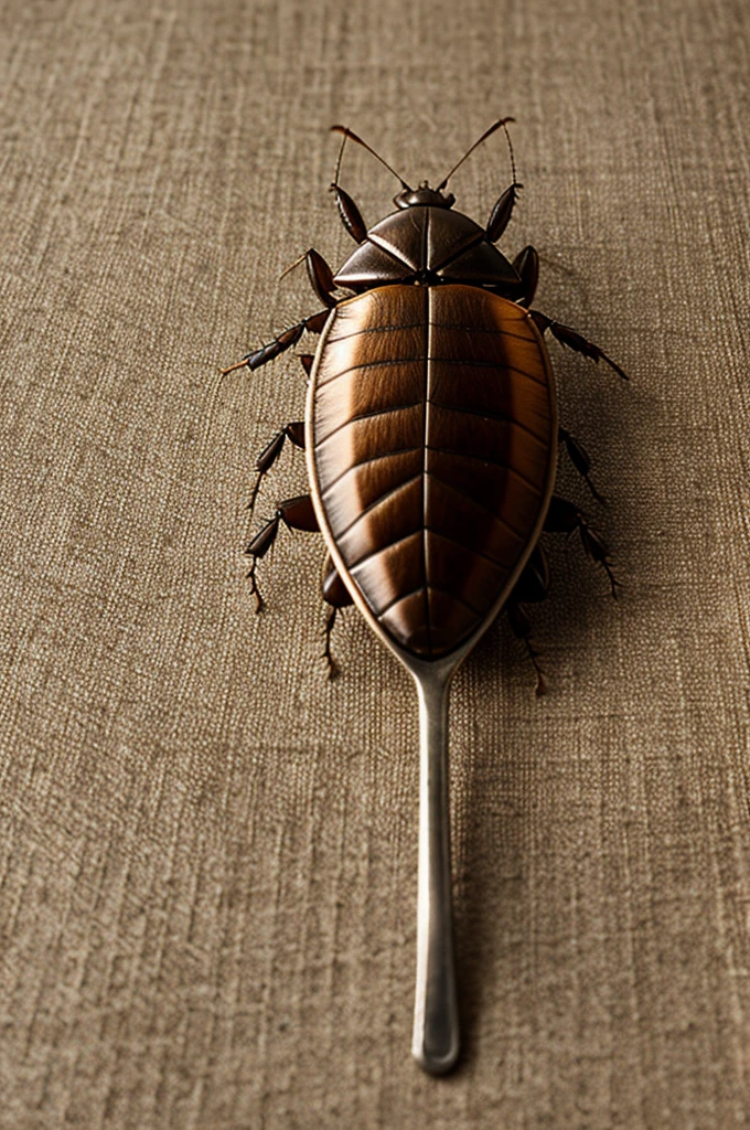 Cockroach shaped spoon
