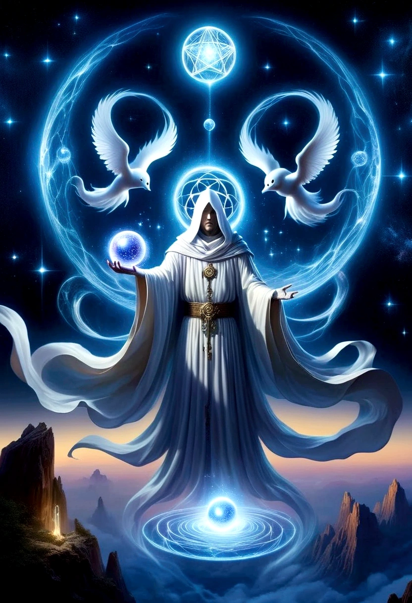 Magic Dream Castle, Sacred geometry, Be focused, (Floating Ghost Mage, Holding a magic ball in hand:1.5),Heaven and earth collapsed, Mobius strip, Black Hole, Lots of meteorites floating, Combination Magic Circle, call, Transformation of matter and immateriality, Who Dick, and other complex ritual combinations , Mike Winkelmann style的超现实数字艺术, 罗尔夫·阿姆斯特朗style: Fractal, Alberto Vargas, 和 H'style.R. liver. liver,Magical Realism,classical realism,Surrealism,imagination,Science fiction,From another realm,impossible,Visual exaggeration,Post-cyberpunk,Nano punk,Atomic Punch,collect,Circuit,lightpainting,白羊seat,♈︎,金牛seat,♉︎,双子seat. ♊︎,cancer,♋︎,天蝎seat,♏︎,天秤seat,♎︎,seat,♍︎,狮子seat,♌︎,射手seat,♐︎. 摩羯seat,♑︎,水瓶seat,♒︎,双鱼seat,♓︎,Unreal Engine,Octane RendeRing,V-Ray,High Detail,high quality,high resolution,Surrealism,16K,Ultra wide angle,High Angle Shot,,Bioluminescence,