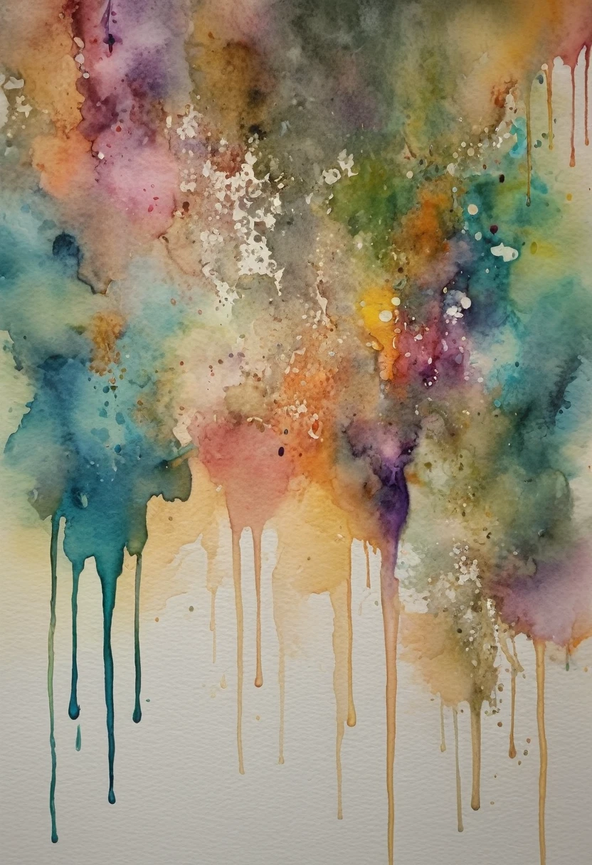 Amazing vivid watercolor painting, fluid washes of color blend seamlessly , watercolor paper texture, drips, sharp, beautiful, painterly, detailed, textural, artistic