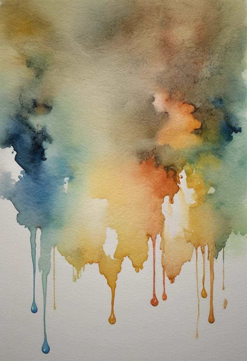 Amazing vivid watercolor painting, fluid washes of color blend seamlessly , watercolor paper texture, drips, sharp, beautiful, painterly, detailed, textural, artistic