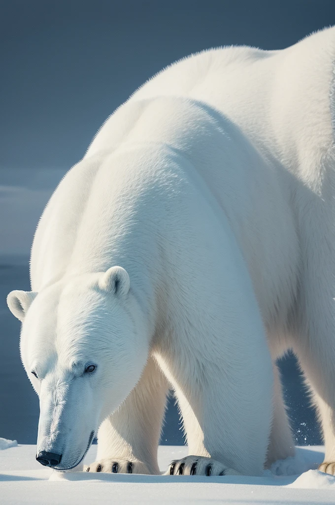 polar bear drawing