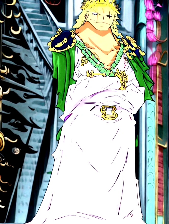 Let&#39;s detail again the image of Anubis&#39;s avatar with the specified characteristics:

### Avatar of Anubis 1 Description. **god anubis**:
   - **Appearance**: Anthropomorphic figure with jackal head.
   - **stance**: arms crossed over his chest, symbolizing power and authority.

2. **Farbeoa de Rei**:
   - **Design**: A crown inspired by the crowns of Egyptian pharaohs, possibly the double crown (Psent) which symbolizes the union of Upper and Lower Egypt.
   - **styled**: Metallic and ornate elements, mixing ancient design with a futuristic touch.

3. **Skinned**:
   - **Farbe**: Skinned branca de alabastro, giving an almost ethereal glow to the figure.

4. **Robotic right arm**:
   - **Design**: Advanced technology neck with gold and copper details.
   - **detaileds**: Visible circuits and joints inspired by Egyptian hieroglyphs.

5. **eyeballs**:
   - **pupils**: pupils em forma de pentagrama.
   - **Farbe**: Intense shine in a shimmering purple hue.

### detaileds Adicionais

- **Clothing**: 
  - **vestimentas**: Traditional Egyptian kilt adorned with hieroglyphs.
  - **Accessories**: long strain (usekh) with precious stones and gold.

- **scenario**:
  - **enviroment**: A mix of ancient Egyptian temple and futuristic technology, including holographic panels and neon lights.

- **texturas e Farbees**:
  - **Farbees predominantes**: doradas, offwhite, roxo e preto.
  - **texturas**: marble, polished gold and brushed metal, combining ancient and modern elements.

This reimagined depiction of Anubis&#39; avatar provides an imposing and enigmatic figure, that mixes tradition and futurism in a unique way.