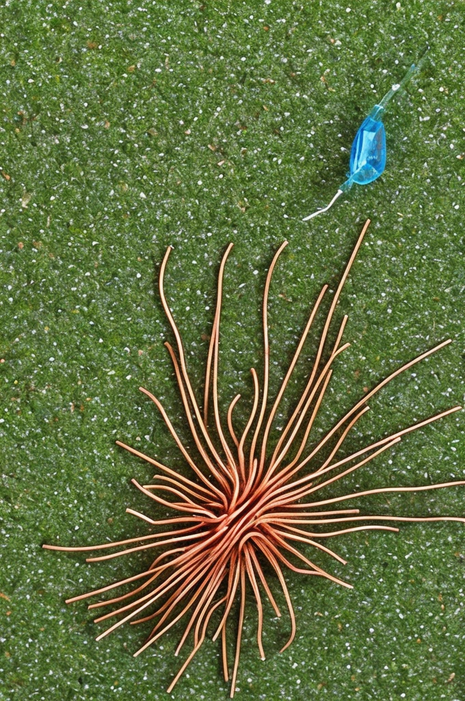 Water-based poisonous needle-celled organism