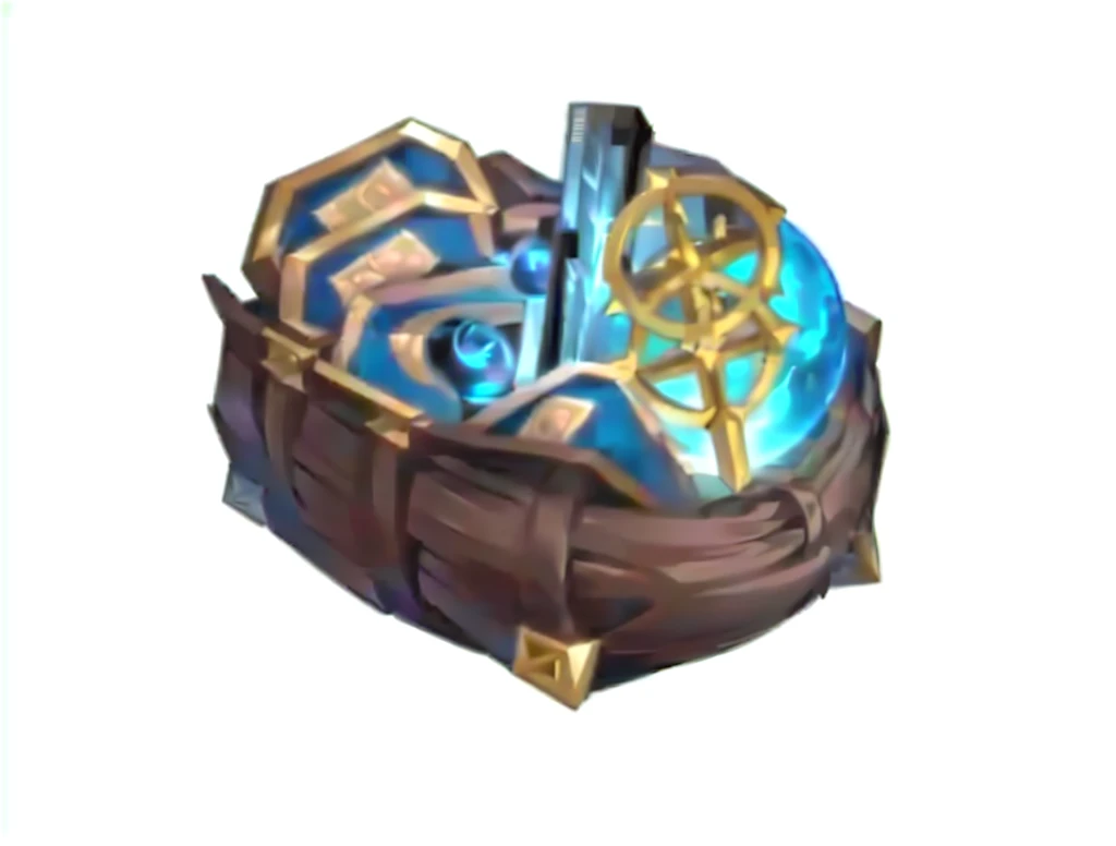 There is a bag with a bunch of stuff in it., Treasure Artifact, league of legends inventory items, Magic Items,, Object Art,World of Warcraft Spell Icons, hero prop, Floating Spellbook, Sphere of Agamemnon, Fantasy game spell icons