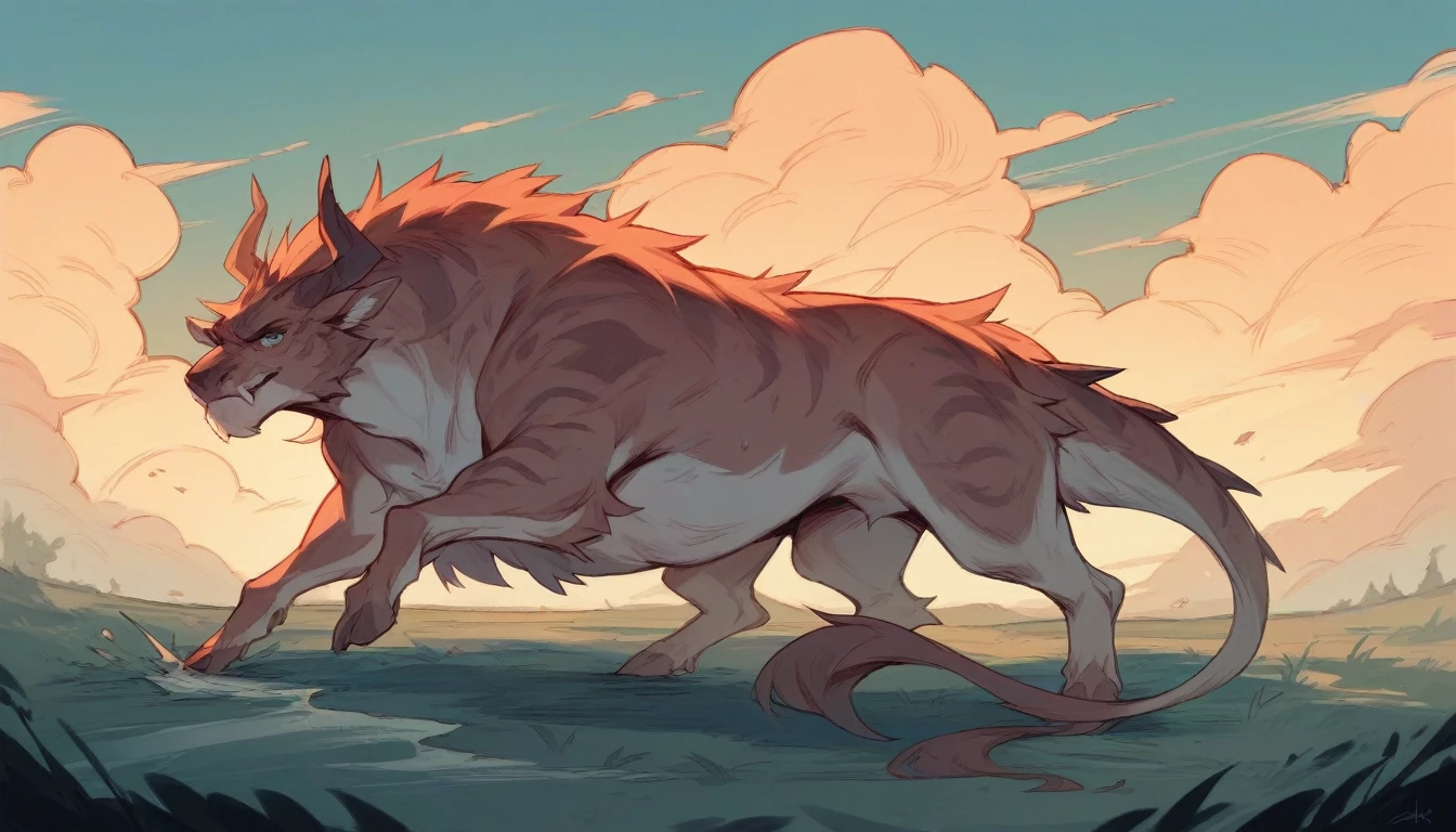 Draw an attractive and simple image whose main theme is the sky ، Without animal forms