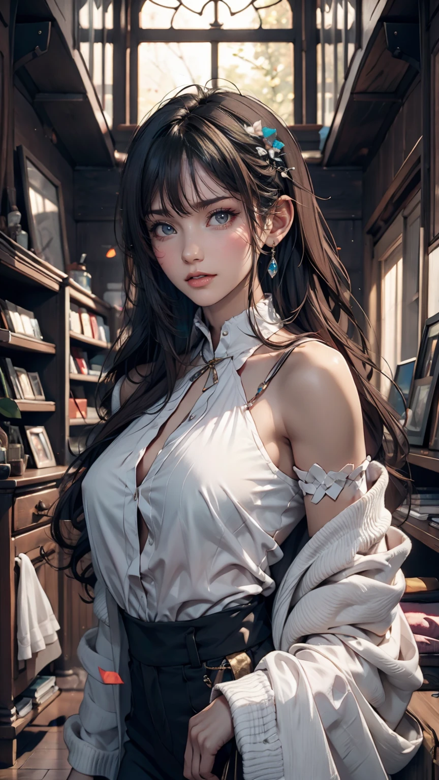 (masterpiece, Highest quality, Highest quality, Official Art, beautifully、aesthetic:1.2), One girl, Glitch Art, (Digital Distortion), Pixelated Fragments, Data Corruption,Colorful Noise, Visual clutter,Modern aesthetics