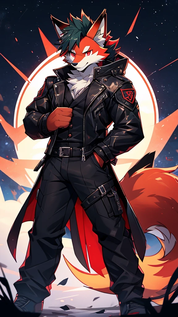 Firefox, male,Dark Emerald Hair, (detailed), Fluffy, Solitary, Meticulous and pragmatic, Exquisite eyes(( Black and red eyes)),,He was wearing a white pair, Standing ,leather jacket,Ghost warriors,Tactical pants , HD 4k 星际Firefox, He searched, 星际Firefox, male,Dark Emerald Hair, (detailed), Fluffy, Solitary, Meticulous and pragmatic, Exquisite eyes(( Black and red eyes)),,He was wearing a white pair, Standing,flirt,Crotch bulge,Sexual desire,Small round face