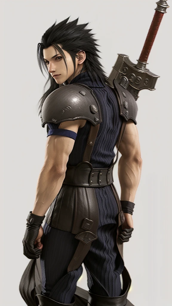 A man black hair, concept art by tetsuya nomura, final fantasy character, from final fantasy, final fantasy style, from final fantasy vii, from ff7, video game character, from final fantasy xiii, final - fantasy, final-fantasy, final fantasy, zack