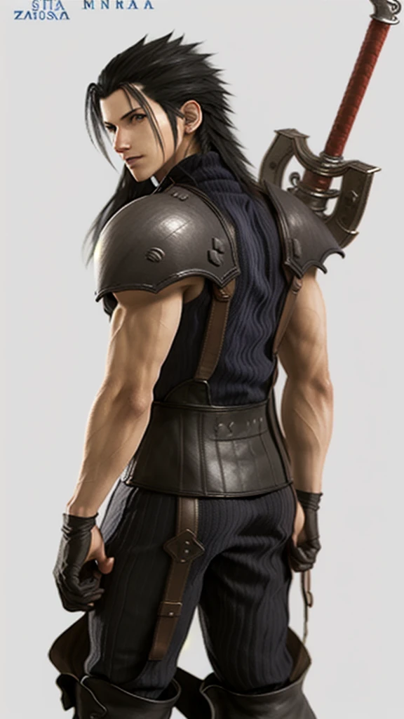 A man black hair, concept art by tetsuya nomura, final fantasy character, from final fantasy, final fantasy style, from final fantasy vii, from ff7, video game character, from final fantasy xiii, final - fantasy, final-fantasy, final fantasy, zack