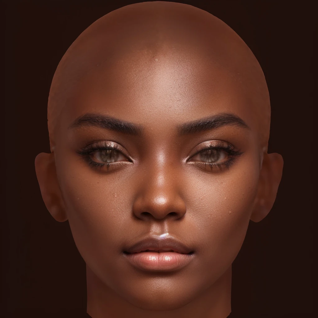 a close up of a black (dark skinned) woman with long white hair, detailed realistic face, highly detailed realistic face, with very highly detailed face, realistic detailed face, detailed and realistic face, detailed white long hair, extremely high detailed face, realistic and detailed face, real detailed face, render of april, beautiful highly detailed face, wlop glossy skin