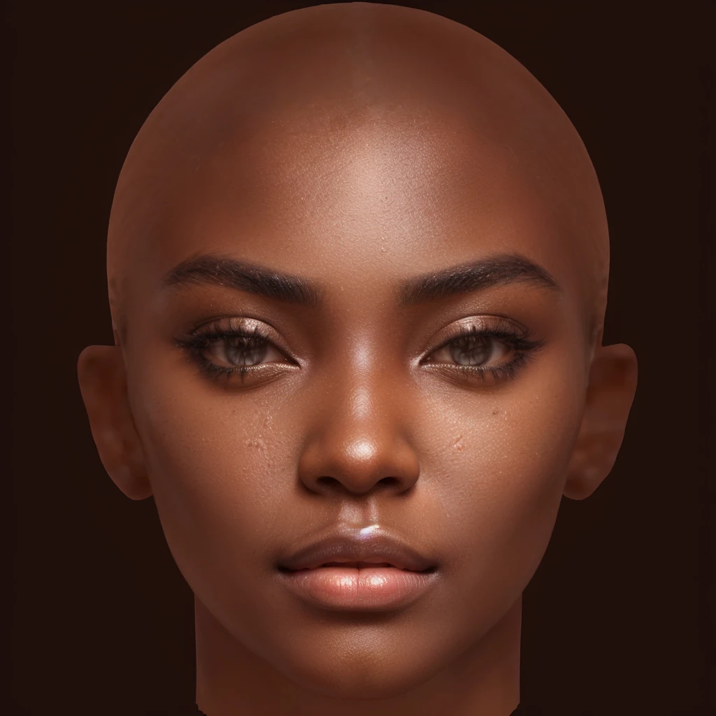 a close up of a black (dark skinned) woman with long white hair, detailed realistic face, highly detailed realistic face, with very highly detailed face, realistic detailed face, detailed and realistic face, detailed white long hair, extremely high detailed face, realistic and detailed face, real detailed face, render of april, beautiful highly detailed face, wlop glossy skin
