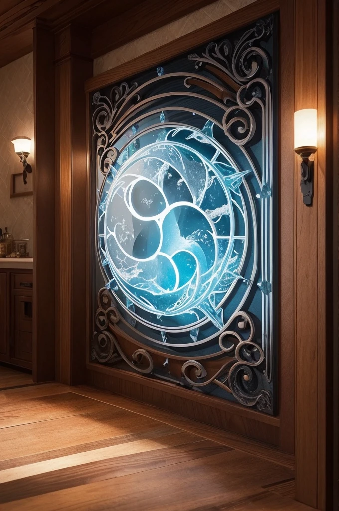 I want a symbol of ice and fire as a house decoration 