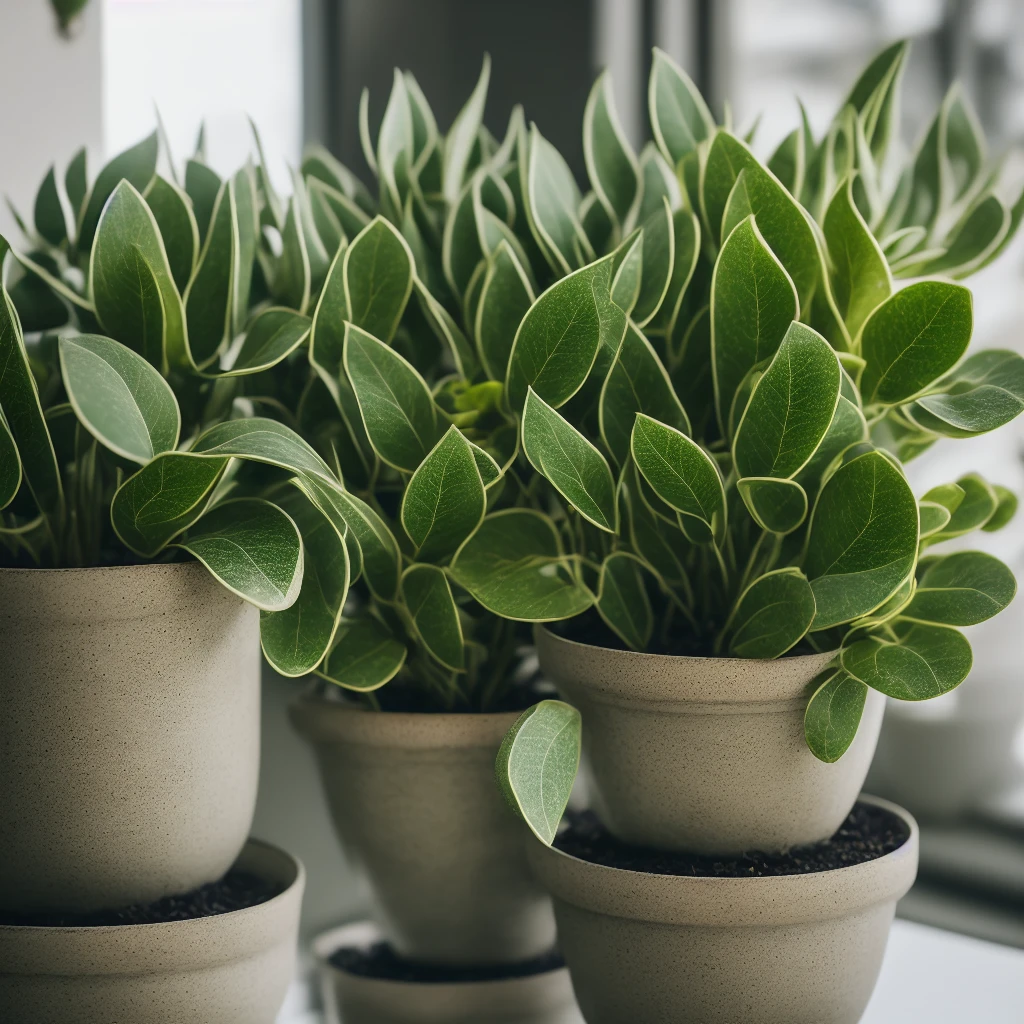 Potted plants, Realistic, photograph, photographスタジオの照明, Taken with Phase 1 camera, HDR Sharpness Details, hyperfocus, 8K, ultra Realistic, Clean background