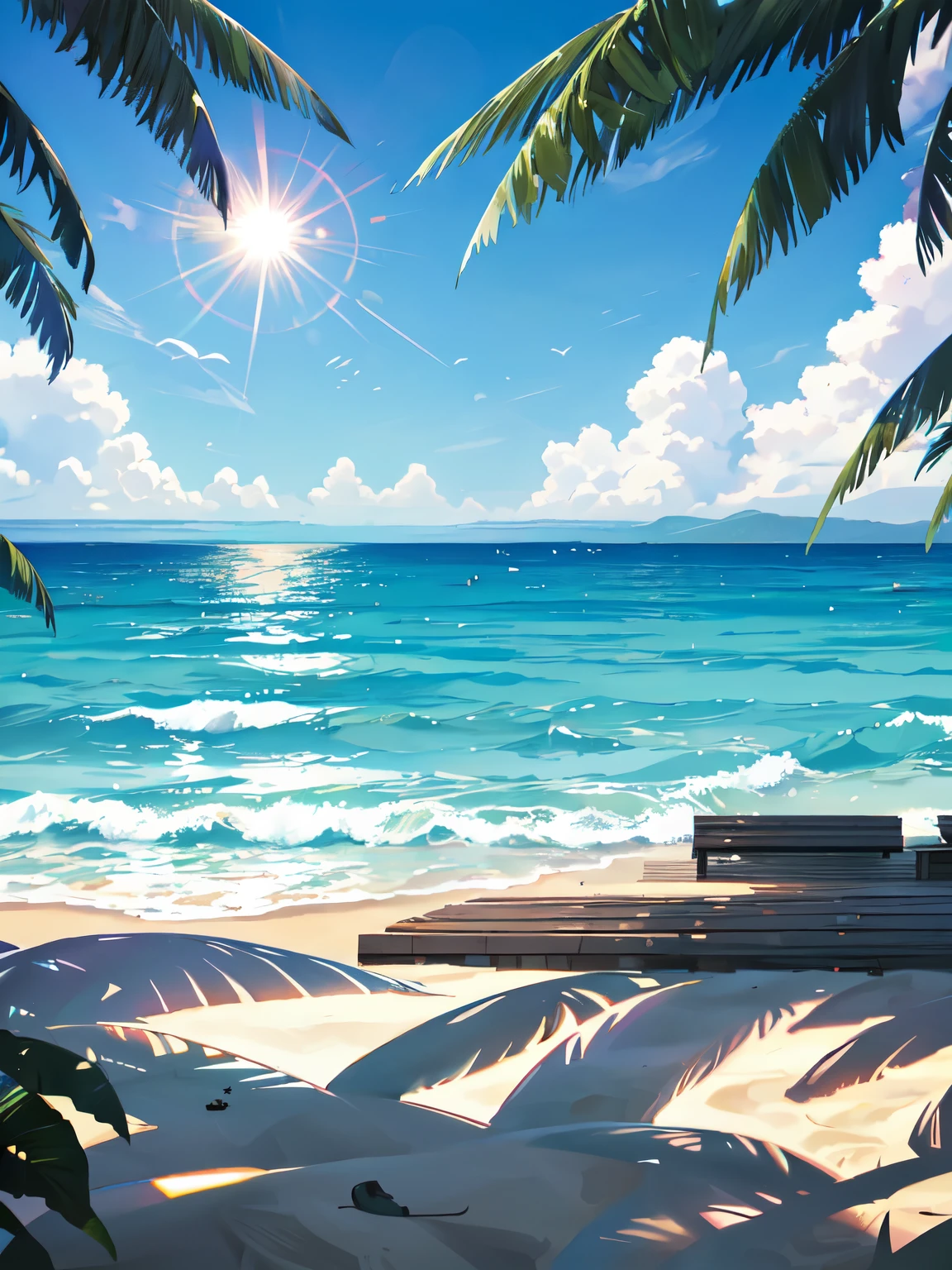 summer, sun, ocean, beach--v6