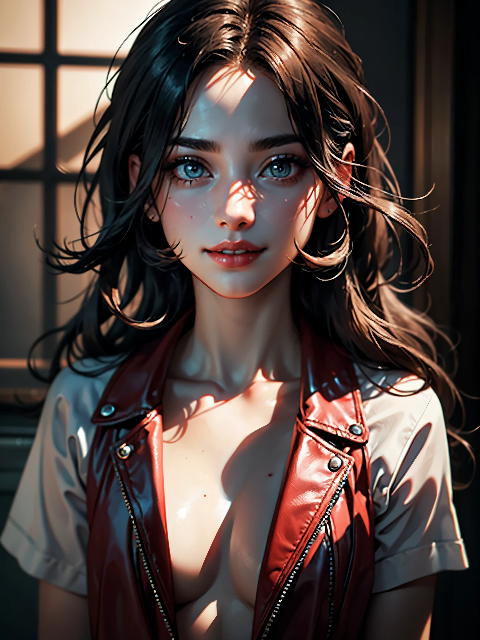 scary vampire nurse. blood moon. volumetric light. pointy teeth. bloody face. overalldetail-detail_++_-_overall_detail , kkw-skin-det-all_checkpoint_skin_detail_-_skin_detail_v1.0, <lora:hipoly_3dcg_v7-epoch:0.7>