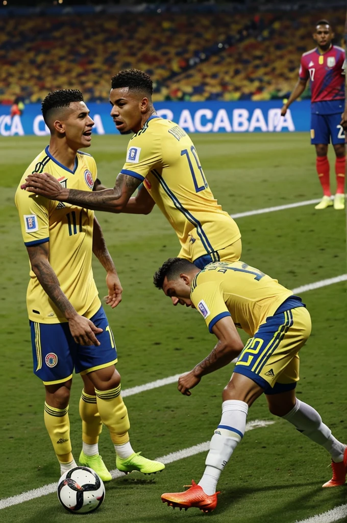 Colombia winning the Copa América