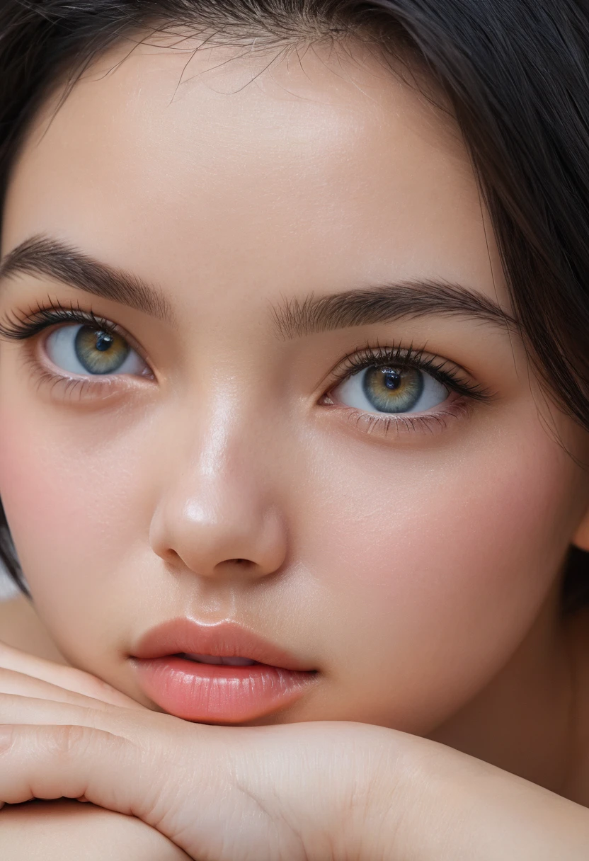 (masuter piece:1.3)、(8k、Photorealsitic、RAW Photography、top-quality: 1.4)、(1girl)、beautiful countenance、(lifelike face)、(A dark-haired、short-hair:1.3)、 Beautiful hairstyle、realisticeyes、Beautiful details、(real looking skin)、Beautiful skins、absurderes、enticing、超A high resolution、A hyper-realistic、high-detail、the golden ratio