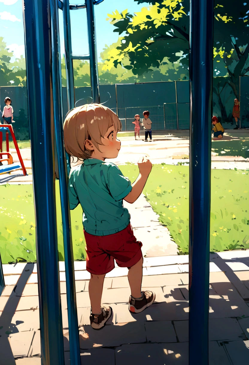 children on the playground