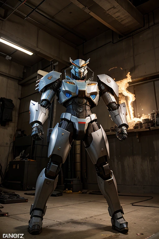 Generate an H5 version of the mecha picture