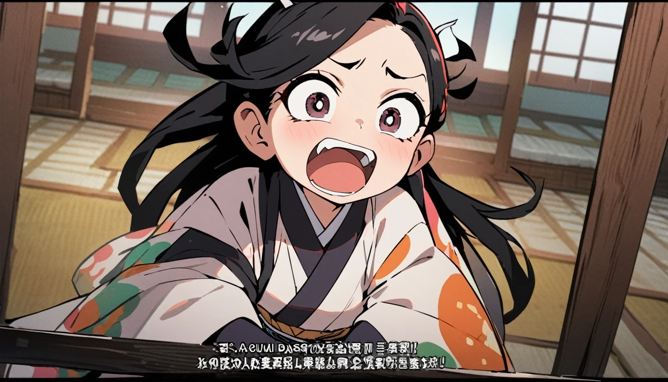 Demon Slayer,Japanese cartoons,Astonishing, masterpiece,Full color,Nezuko
