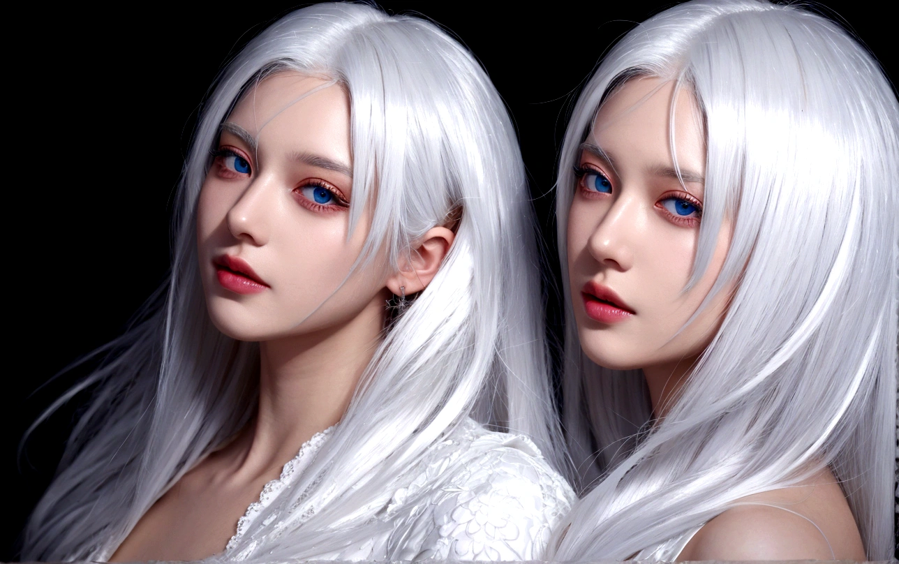 White hair