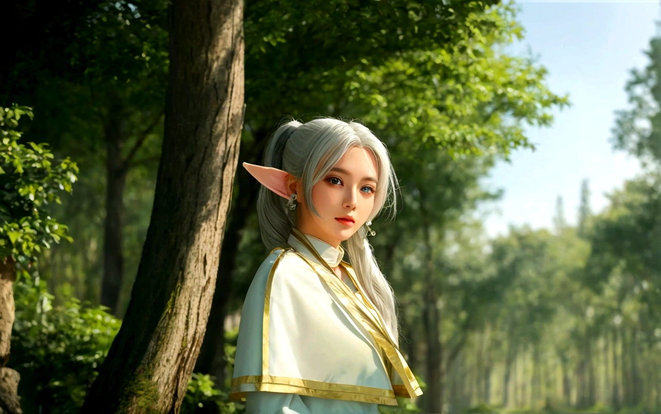 White hair