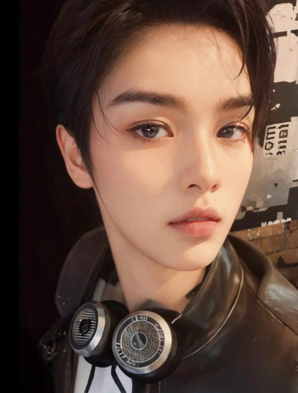 8k, Masterpiece, high quality, clarity, Young guy, androgynous prince, ulzzang, yellow eyes, realism