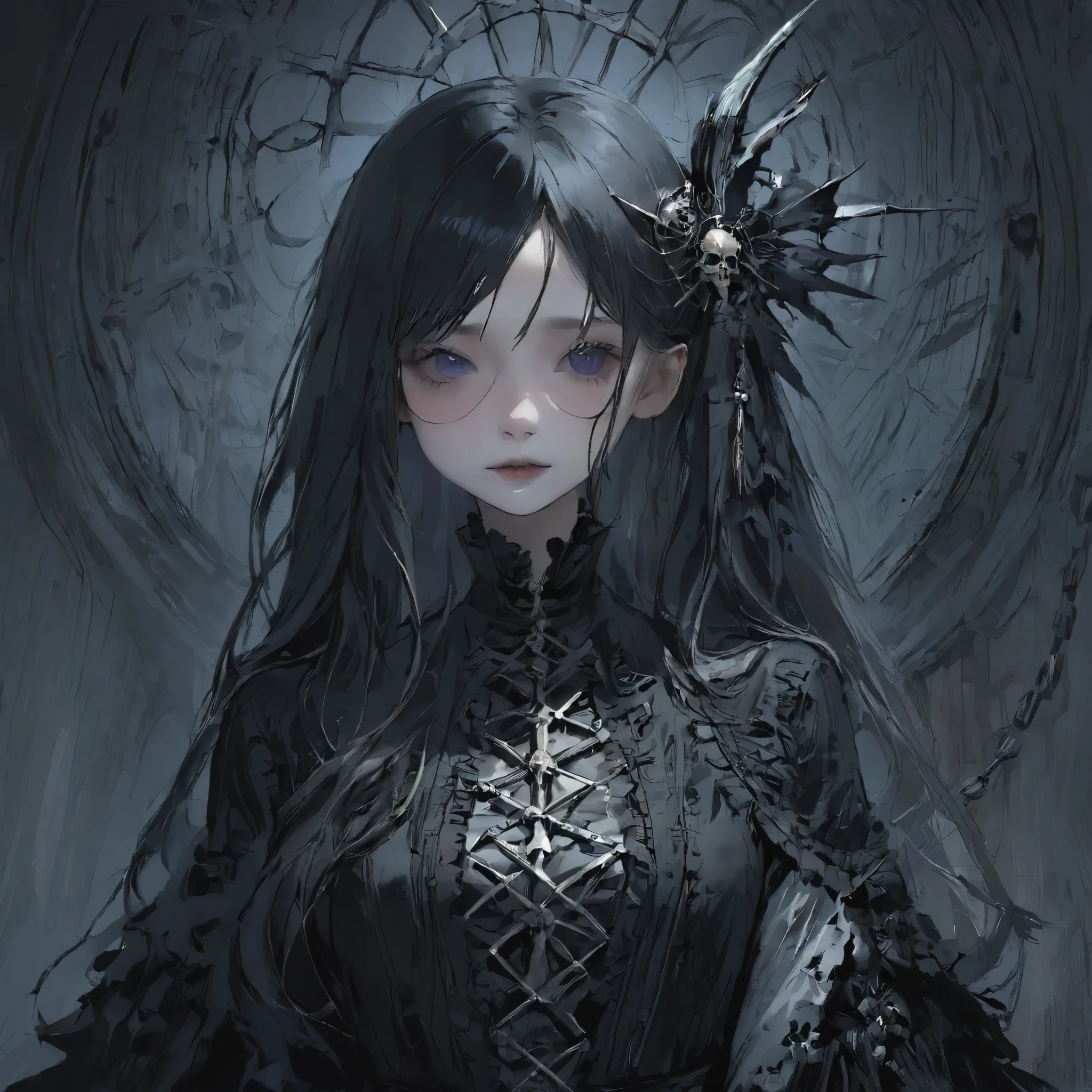 💀、☠、girl、❤、💀、Dark Fantasy、💀🥵💗、