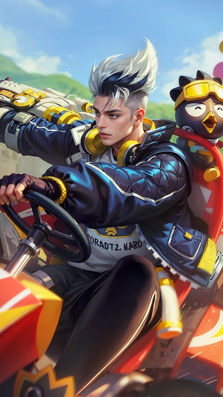 Best quality, masterpiece, detailed skin texture, detailed clothes texture, detailed face, super detail, 8k, intricate detail, 1 boy, The color doesn't change, Muscle guy, 1 guy