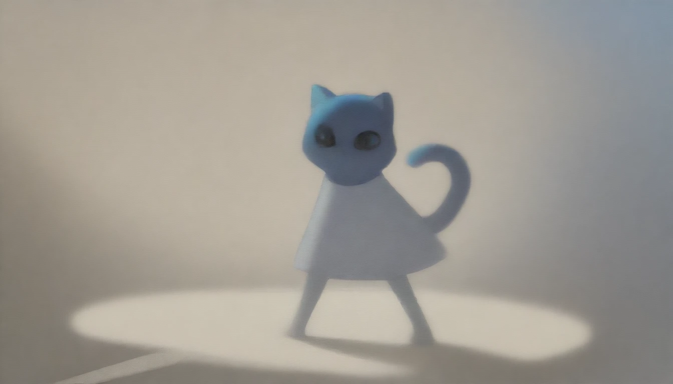 1girl,Artist Name,Egyptian cat,Blue Hair,skin,Keep your mouth shut,Wear,whole body,solo,Standing,猫Tail,Keep your mouth shut,Wear,Looking at the audience,Animal Crossing Furry, Blue Hair, Hair accessories, 黄skin, black eyes, White Dress, Tail, Egyptian Pyramids,mummy,Sunlight,sunny,(masterpiece), ((best quality), Detailed background, masterpiece, best quality, high quality, absurd, The award-winning, professional, Very detailed