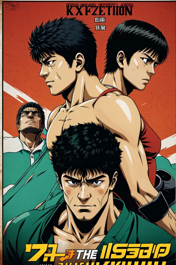 Nissaxter and Alana as the hajime no ippo execution arc poster