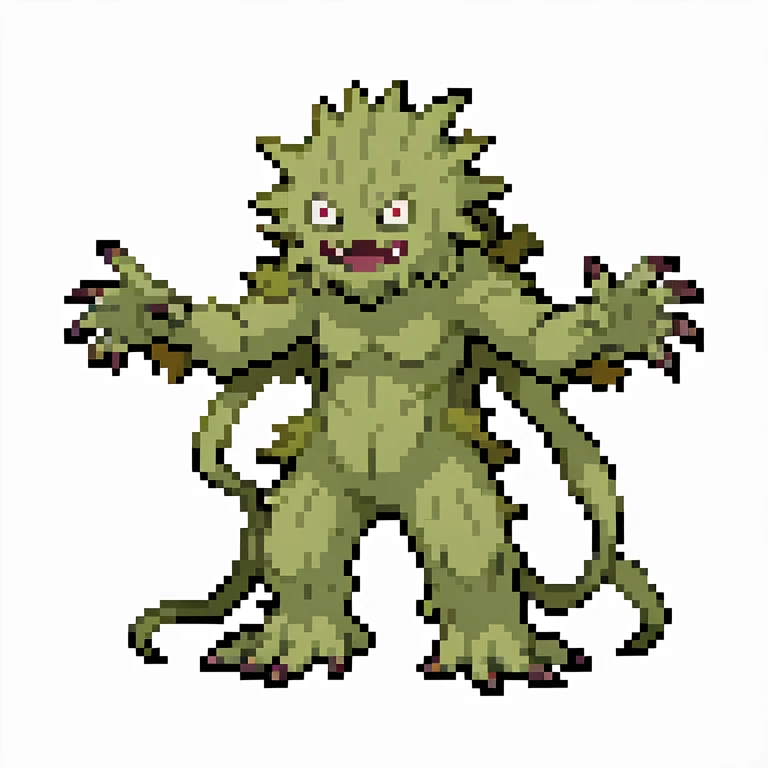 tree monster. full body .