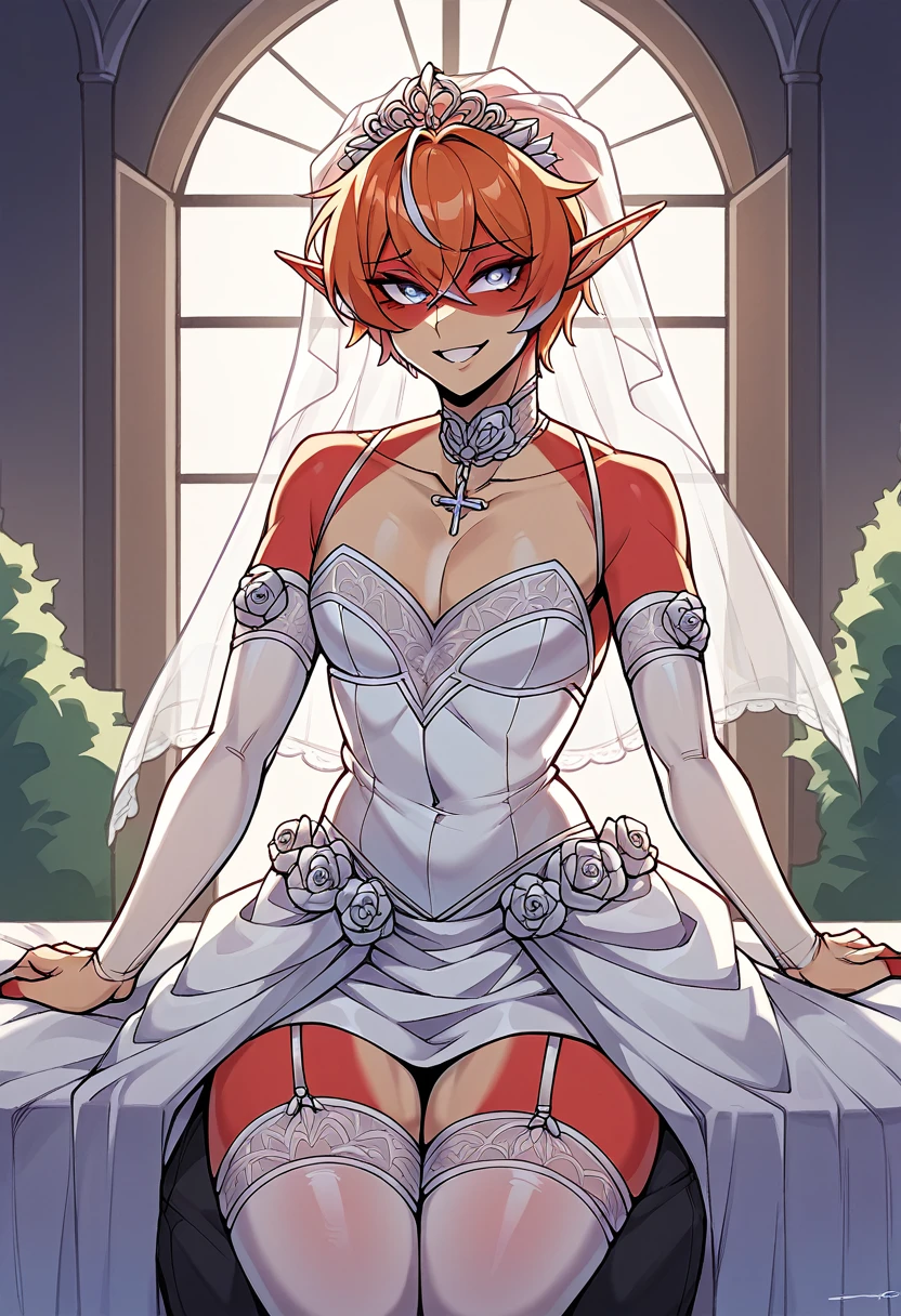 alien,a father (he had been brainwashing by his second son,crossdressing,Sex with his second son every day, wear sexy Wedding lingerie,bride of his second son,have one's first night,,swear live as the wife of his second son for life) ,an empty abandoned church,in front of the confessional table