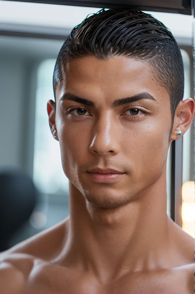 Cristiano Ronaldo、Shaved head