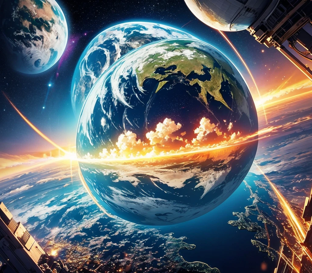 Create an image of planet Earth that looks amazing