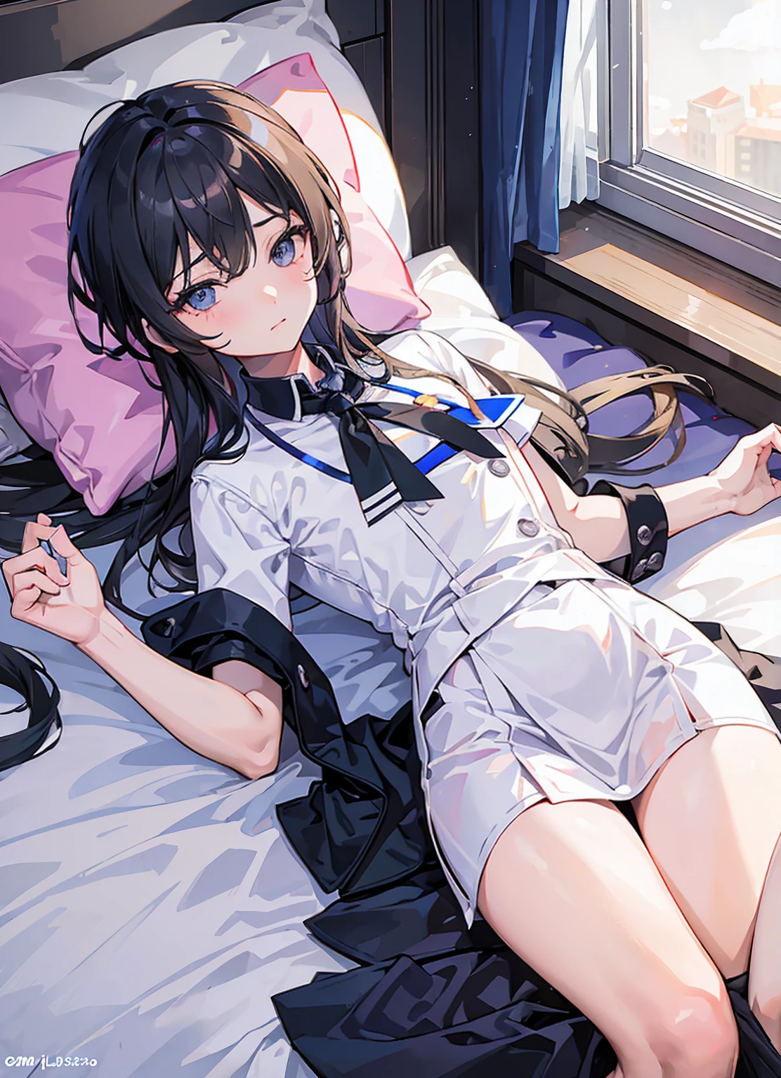 A boy lies in a bed at a transgender hospital.,The operation was successful,Become beautiful and charming,Idol sister wearing black silk