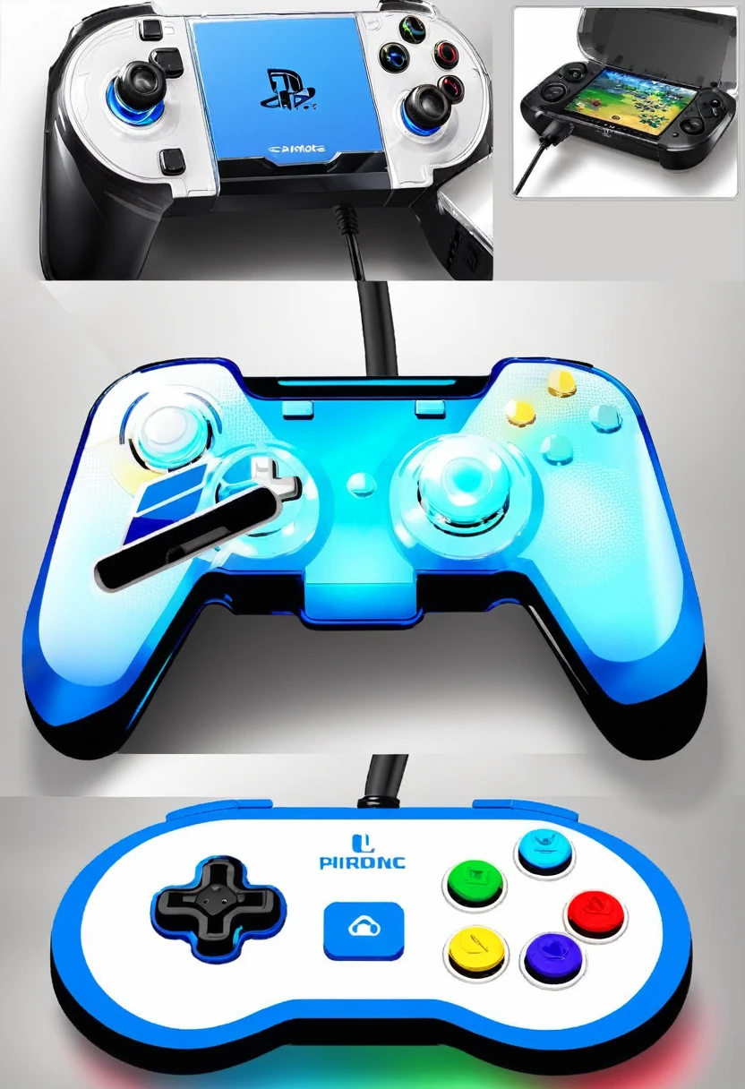 Gamepad,There is a connecting wire