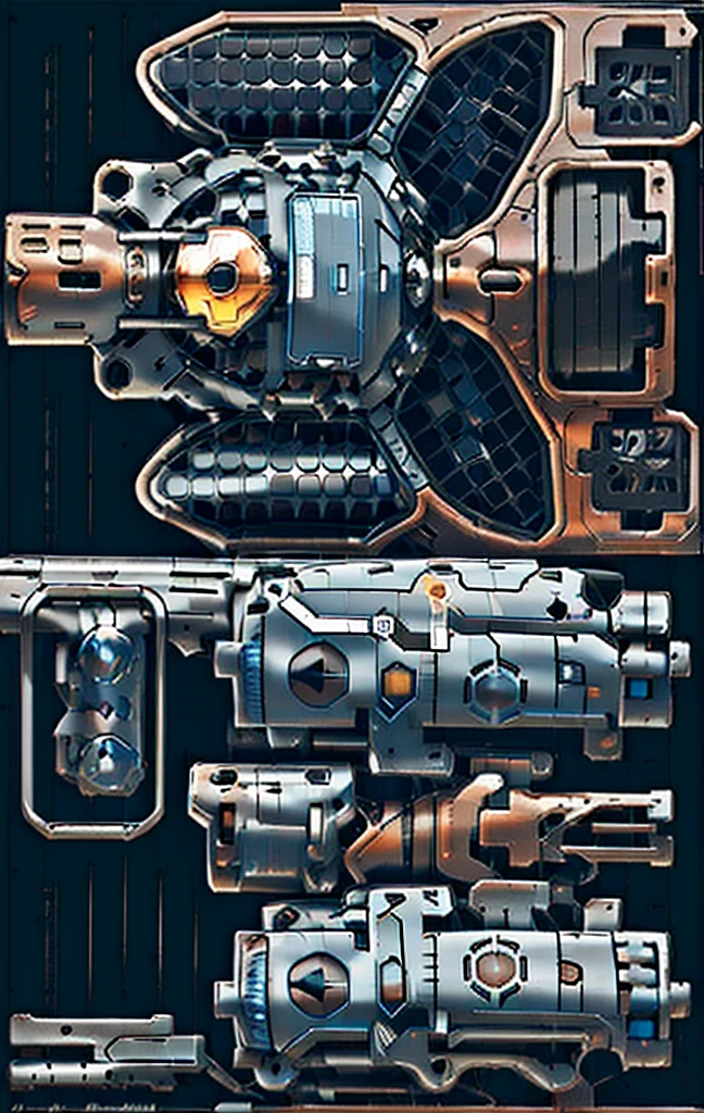 Mecha parts, highly detailed panel cuts, Spacesuit cartoon,Space car cartoon, 融合Mecha parts, highly detailed panel cuts,Plan of a small space station with computers, Robot parts, 融合Mecha parts, simple Bionic explosion diagram, Very detailed schematic, Highly detailed toys, cyborg Robot parts, Mecha details, Clean lines and flat colors, Mecha parts, Mechanical body, Bionic explosion diagram, Realistic shadow parts, Mechanical parts details