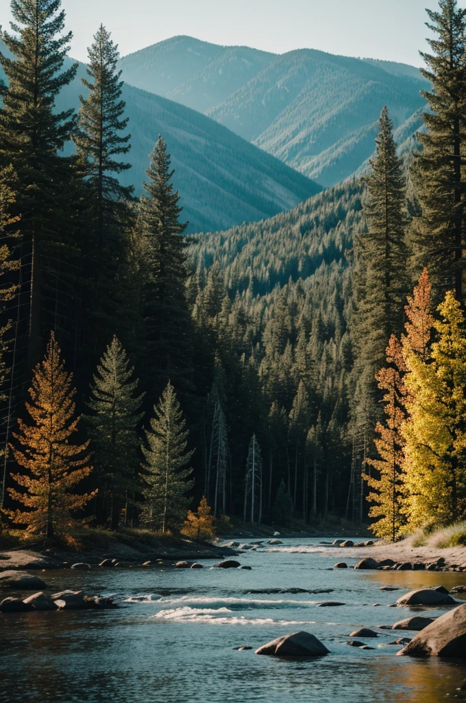 I want a picture of the land beyond the forest by Emily Gerad