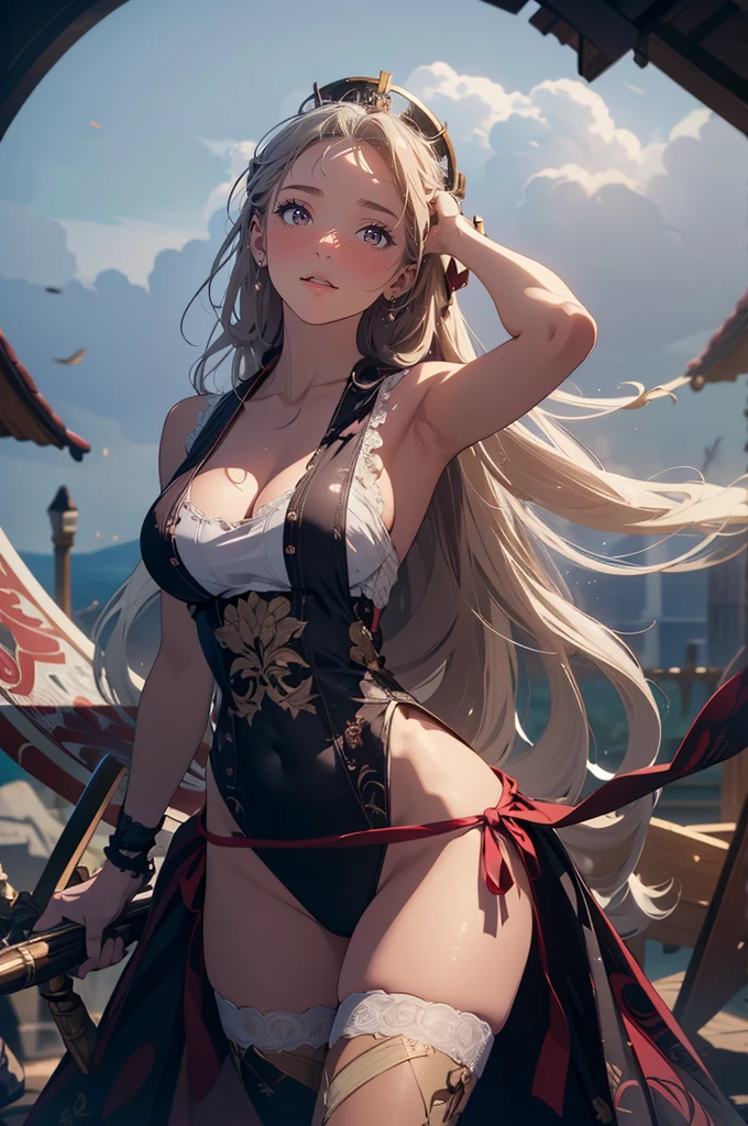 (masterpiece), (best quality), (ultra-detailed), (best illustration), (best shadow), (absurdres), Female, 25 years old, looking at viewer, steam, shy, nose blush, nsfw, medium breasts, nude, o-face, climax,