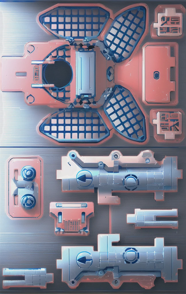 Mecha parts, highly detailed panel cuts, Spacesuit cartoon,Space car cartoon, 融合Mecha parts, highly detailed panel cuts,Plan of a small space station with computers, parts and components, 融合Mecha parts, simple Bionic explosion diagram, Very detailed schematic, Highly detailed toys, cyborg parts and components, Mecha details, Clean lines and flat colors, Mecha parts, Mechanical body, Bionic explosion diagram, Realistic shadow parts, Mechanical parts details
