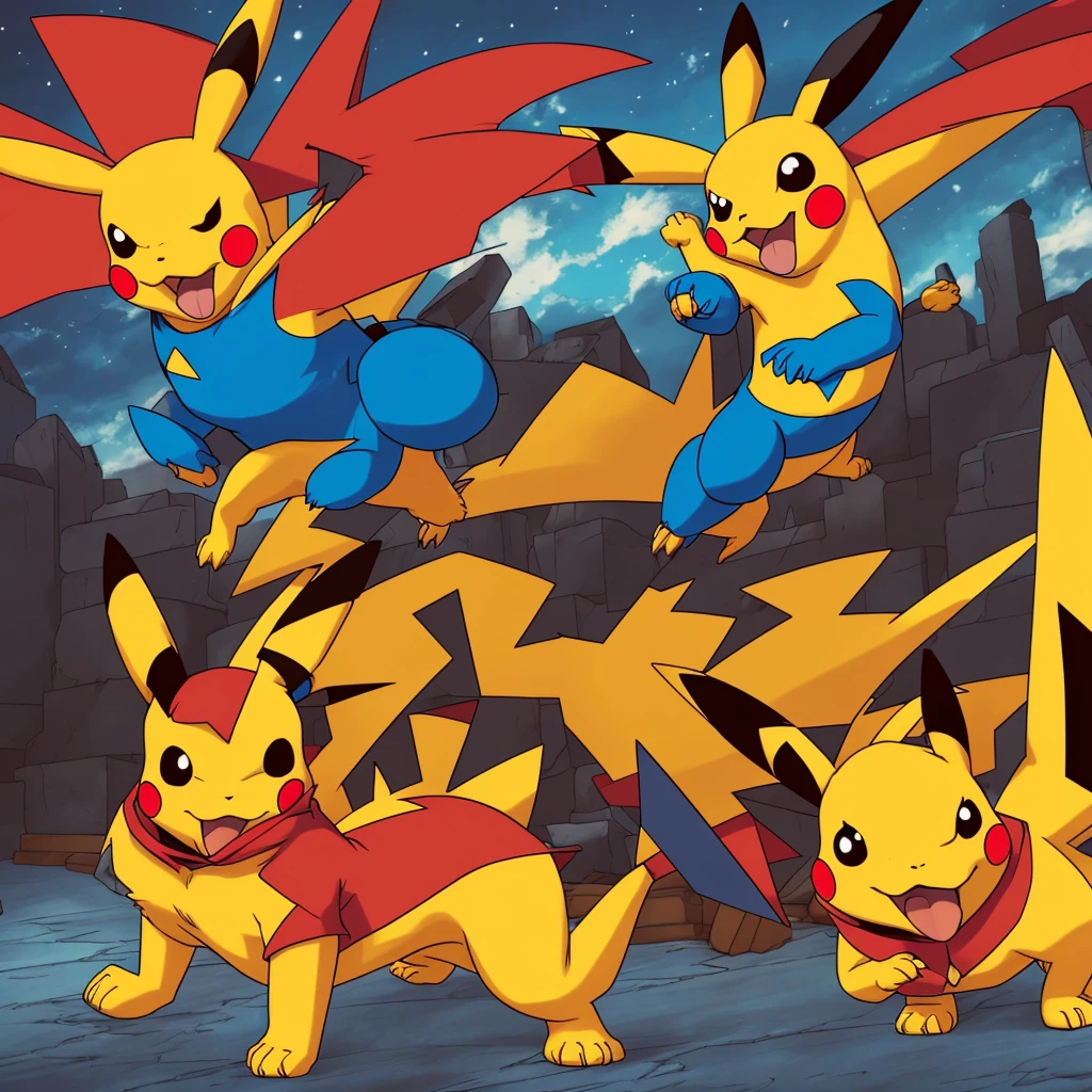 Pikachu and Charizard combined