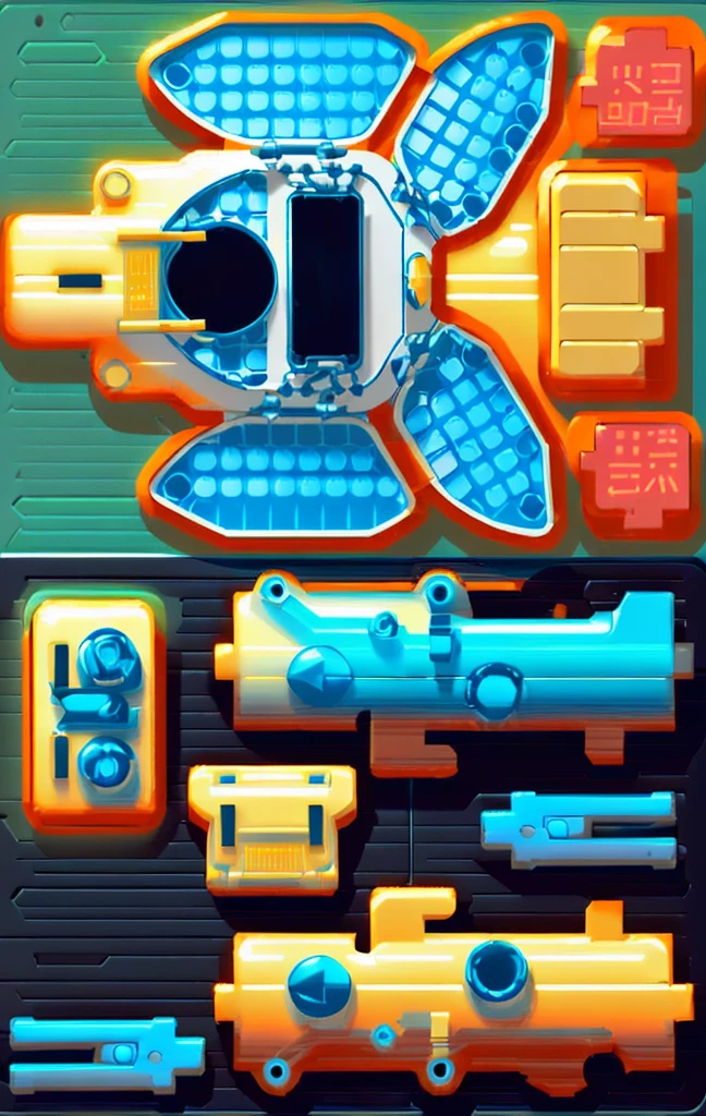 Mecha parts, highly detailed panel cuts, Spacesuit cartoon,Space car cartoon, 融合Mecha parts, highly detailed panel cuts,Plan of a small space station with computers, parts and components, 融合Mecha parts, simple Bionic explosion diagram, Very detailed schematic, Highly detailed toys, cyborg parts and components, Mecha details, Clean lines and flat colors, Mecha parts, Mechanical body, Bionic explosion diagram, Realistic shadow parts, Mechanical parts details
