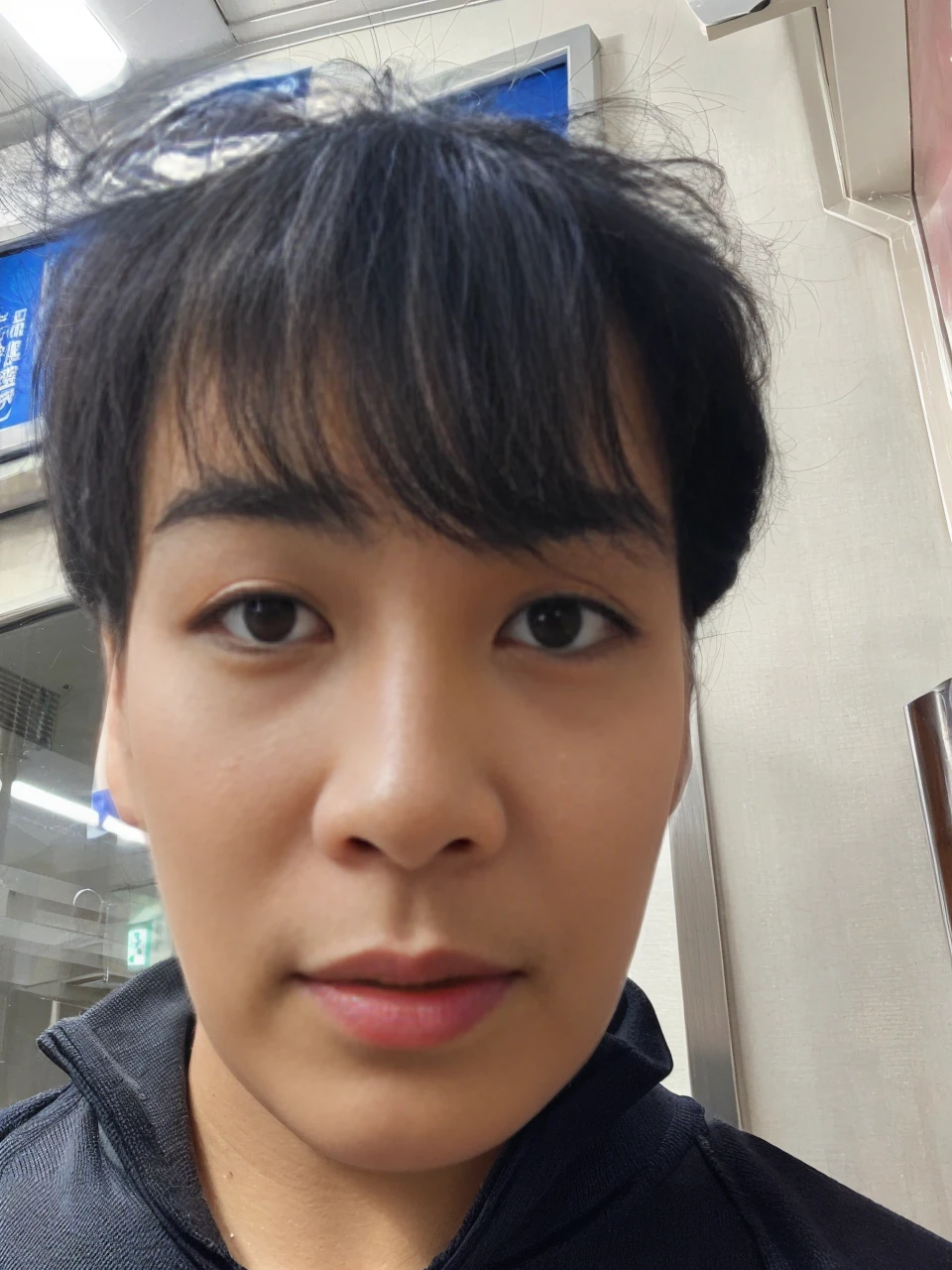 Ultra High Definition, Superior Quality, Premier Quality, ultra detailed, Photorealistic, 8k, RAW Photos, highest quality, masterpiece, Attractive girl, Stunning girl, Brown Hair, Shoulder Length Layered, asymmetrical bangs, Japanese Idol, Sophisticated, Stylish, v-neck knit, Shibuya, Great Joy