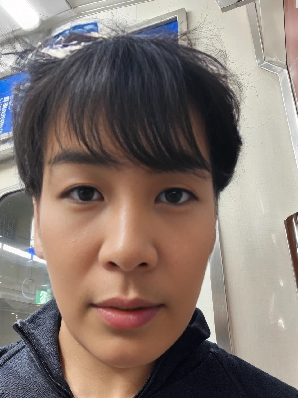 Ultra High Definition, Superior Quality, Premier Quality, ultra detailed, Photorealistic, 8k, RAW Photos, highest quality, masterpiece, Attractive girl, Stunning girl, Brown Hair, Shoulder Length Layered, asymmetrical bangs, Japanese Idol, Sophisticated, Stylish, v-neck knit, Shibuya, Great Joy