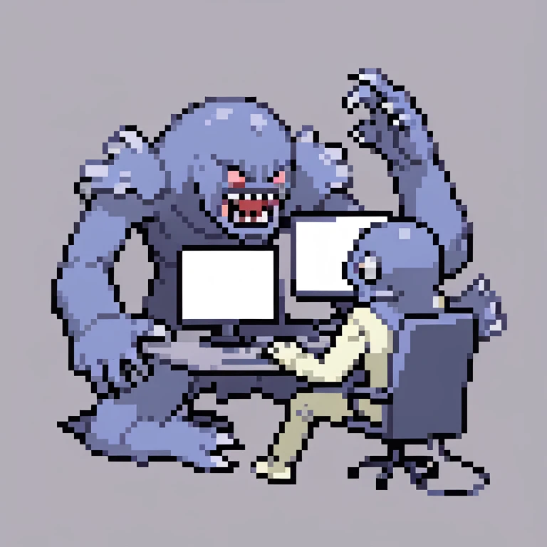 computer monster