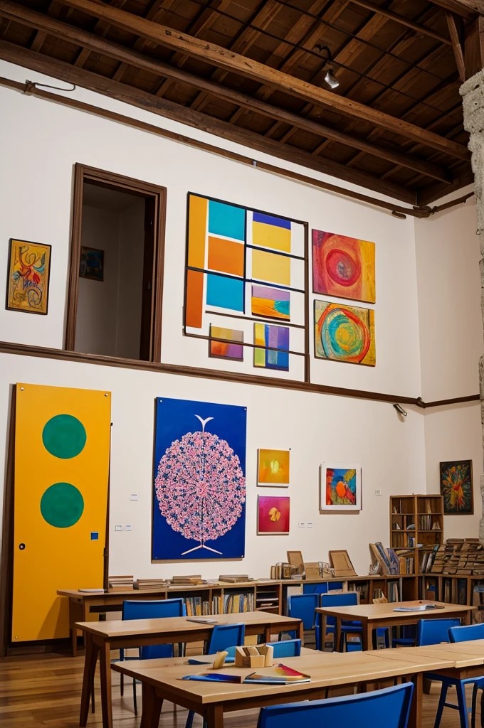 A logo of an atelier called kroma where art classes are taught and it is also a gallery 